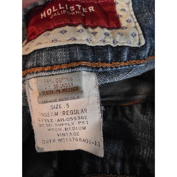Hollister California Y2K Low Rise Bootcut Jeans Women's size 5 - Picture 6 of 6